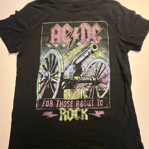 AC/DC Black Graphic T-Shirt